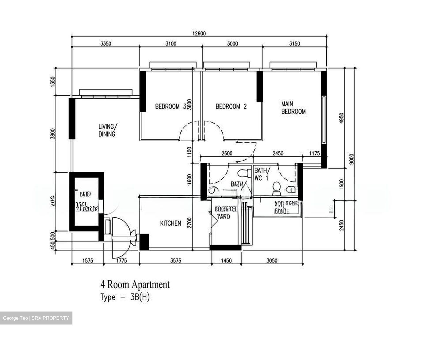 Blk 287C Compassvale Cape (Sengkang), HDB 4 Rooms #553964361